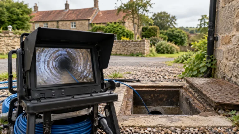 Drain survey camera monitor