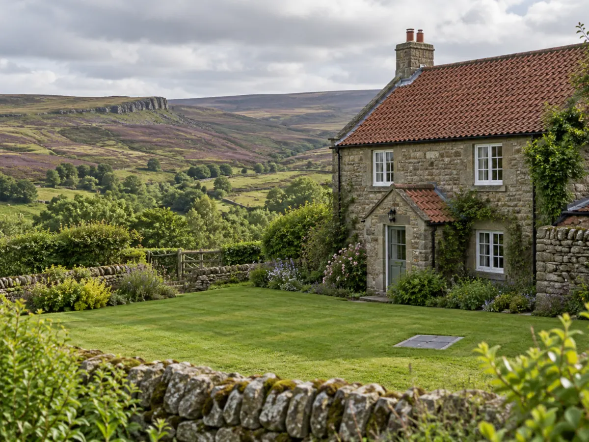 A rural property with private drainage near Kirkbymoorside